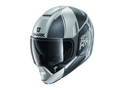 Shark Evojet Vyda Mat Zilver Antraciet Zwart SAK Systeemhelm 6 Shark Evojet Vyda Mat Zilver Antraciet Zwart SAK Systeemhelm - Afbeelding 6