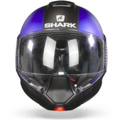 Shark Evojet Karonn Mat Zwart Zilver Blauw KSB Systeemhelm -Shark-Motorfietsonderdelen Shark evojet karonn mat black silver blue.01