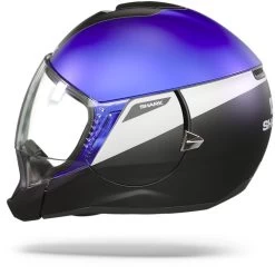 Shark Evojet Karonn Mat Zwart Zilver Blauw KSB Systeemhelm -Shark-Motorfietsonderdelen Shark evojet karonn mat black silver blue.11