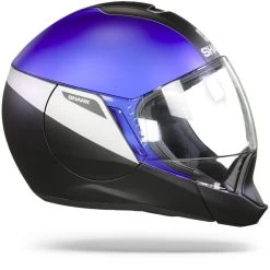 Shark Evojet Karonn Mat Zwart Zilver Blauw KSB Systeemhelm -Shark-Motorfietsonderdelen Shark evojet karonn mat black silver blue.29
