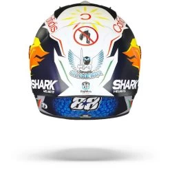 Shark Race-R Pro GP Oliveira Signature Mat Blauw Zilver Wit BSW Integraalhelm -Shark-Motorfietsonderdelen Shark race r pro gp oliveira signature mat blue silver white bsw.19