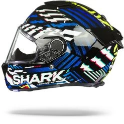 Shark Spartan GT Bcl. Micr. E-Brake Zwart Geel Blauw KYB Integraalhelm -Shark-Motorfietsonderdelen Shark spartan gt bcl micr e brake black yellow blue.11