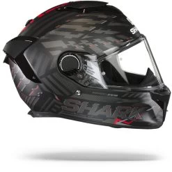 Shark Spartan GT Bcl. Micr. E-Brake Mat Mat Zwart Rood Antraciet KRA Integraalhelm -Shark-Motorfietsonderdelen Shark spartan gt bcl micr e brake mat mat black red anthracite kra.29