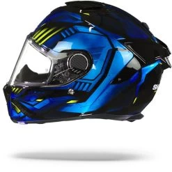 Shark Spartan GT Bcl. Micr. Replikan Zwart Chrom Blauw KUB Integraalhelm