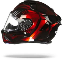 Shark Spartan GT Bcl. Micr. Replikan Zwart Chrom Rood KUR Integraalhelm -Shark-Motorfietsonderdelen Shark spartan gt bcl micr replikan black chrom red kur.11