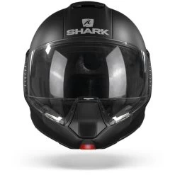 Shark Evojet KMA Blank Mat Zwart Systeemhelm -Shark-Motorfietsonderdelen SharkEvoJetBlankMatKMA.01