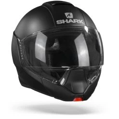 Shark Evojet KMA Blank Mat Zwart Systeemhelm -Shark-Motorfietsonderdelen SharkEvoJetBlankMatKMA.35