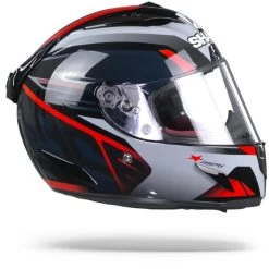 Shark Race-R Pro Aspy Zwart Antraciet Rood KAR Integraalhelm -Shark-Motorfietsonderdelen SharkRaceRProAspyKAR.29