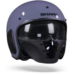Shark S-Drak 2 Blank Nardo Grijs Jethelm -Shark-Motorfietsonderdelen SharkS Drak2S01GreyNardo.35