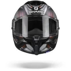 Shark Spartan GT Replican Mat KUS Zwart Chrome Zilver Integraalhelm -Shark-Motorfietsonderdelen SharkSpartanGTReplikanKUS.01