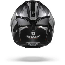 Shark Spartan GT Replican Mat KUS Zwart Chrome Zilver Integraalhelm -Shark-Motorfietsonderdelen SharkSpartanGTReplikanKUS.19