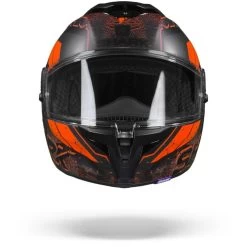 Shark Spartan GT Ryser Mat Zwart Antraciet Oranje Integraalhelm -Shark-Motorfietsonderdelen SharkSpartanGTRyserMatKAO.01