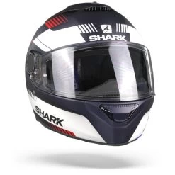 Shark Spartan 1.2 Strad Mat Blauw Wit Rood BWR -Shark-Motorfietsonderdelen SharkSpartanStradMatBWR.35