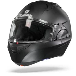 Shark Evo GT Blank Mat Zwart Systeemhelm -Shark-Motorfietsonderdelen Shark evogt blank mat black.05