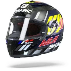 Shark Race-R Pro Carbon Zarco Speedblock Carbon Blauw Rood Integraalhelm -Shark-Motorfietsonderdelen Shark race r pro carbon zarco speedblock carbon blue red.05
