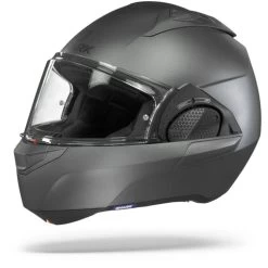 Shark Evo GT Blank Mat Antraciet Systeemhelm -Shark-Motorfietsonderdelen Sharkevogtblankmatanthracite.07