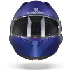 Shark Evo GT Blank Mat Electric Blauw Systeemhelm -Shark-Motorfietsonderdelen Sharkevogtblankmattblue.01