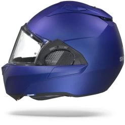 Shark Evo GT Blank Mat Electric Blauw Systeemhelm
