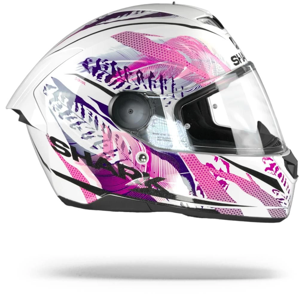 Shark D-Skwal 2 Shigan Wit Zwart Violet WKV Integraalhelm 5 Shark D-Skwal 2 Shigan Wit Zwart Violet WKV Integraalhelm - Afbeelding 5