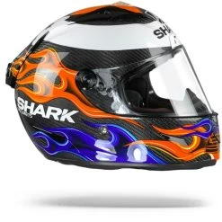 Shark Race-R Pro Carbon Lorenzo 2019 DBR Carbon Blauw Rood Integraalhelm -Shark-Motorfietsonderdelen race r pro carbon lorenzo 2019 dbr.29 1
