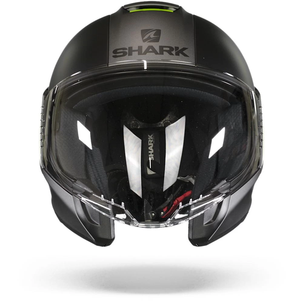 Shark Citycruiser Karonn Mat Antraciet Geel Zwart AYK Jethelm 6 Shark Citycruiser Karonn Mat Antraciet Geel Zwart AYK Jethelm - Afbeelding 6