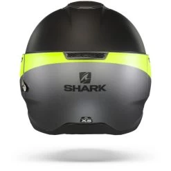 Shark Citycruiser Karonn Mat Antraciet Geel Zwart AYK Jethelm