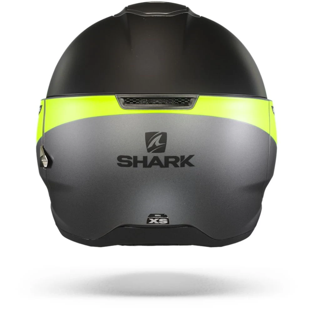 Shark Citycruiser Karonn Mat Antraciet Geel Zwart AYK Jethelm 1 Shark Citycruiser Karonn Mat Antraciet Geel Zwart AYK Jethelm
