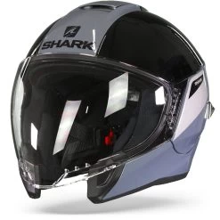 Shark Citycruiser Karonn Zilver Zilver Zwart SSK Jethelm 10 Shark Citycruiser Karonn Zilver Zilver Zwart SSK Jethelm -Shark-Motorfietsonderdelen shark citycruiser karonn silver silver black ssk frontpage