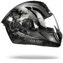 Shark D-Skwal 2 Atraxx Zwart Antraciet Zilver KAS Integraalhelm -Shark-Motorfietsonderdelen shark d skwal 2 atraxx black anthracite silver kas.29
