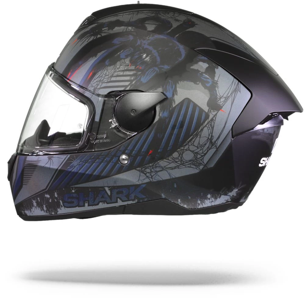 Shark D-Skwal 2 Atraxx Mat Zwart Antraciet Blauw KAB Integraalhelm 3 Shark D-Skwal 2 Atraxx Mat Zwart Antraciet Blauw KAB Integraalhelm - Afbeelding 3