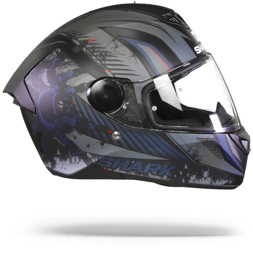 Shark D-Skwal 2 Atraxx Mat Zwart Antraciet Blauw KAB Integraalhelm 1 Shark D-Skwal 2 Atraxx Mat Zwart Antraciet Blauw KAB Integraalhelm