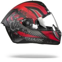 Shark D-Skwal 2 Atraxx Mat Zwart Rood Antraciet KRA Integraalhelm -Shark-Motorfietsonderdelen shark d skwal 2 atraxx mat black red anthracite kra.29