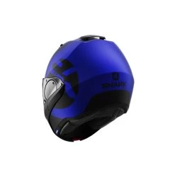 Shark Evo ES Kedje Mat Blauw Zwart Blauw BKB Systeemhelm -Shark-Motorfietsonderdelen shark evo es kedje mat blue black blue bkb 2