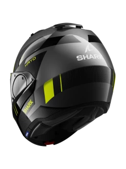 Shark Evo ES Kryd Antraciet Zwart Geel AKY Systeemhelm -Shark-Motorfietsonderdelen shark evo es kryd anthracite black yellow aky 2