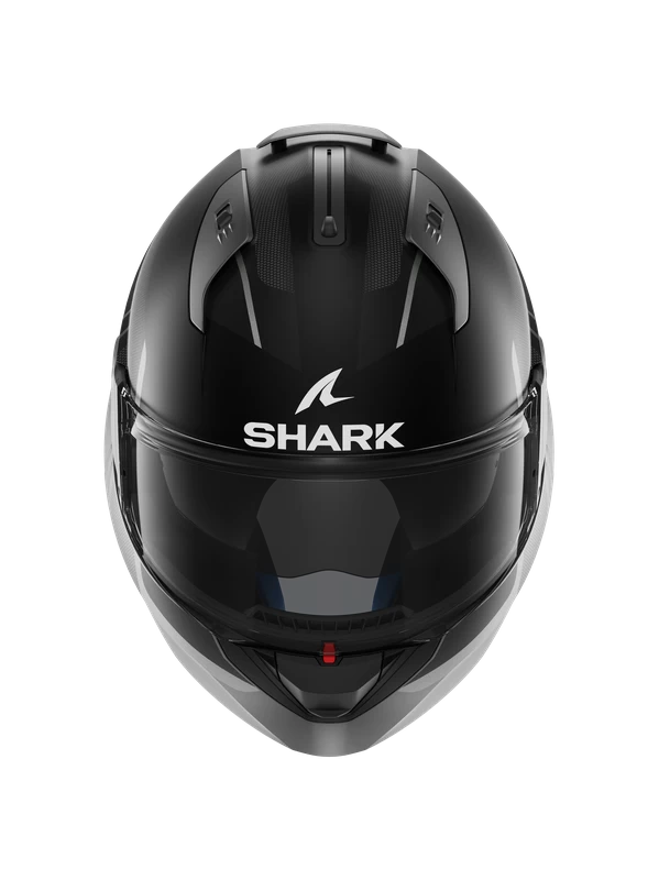 Shark Evo ES Kryd Mat Zwart Antraciet Zilver KAS Systeemhelm