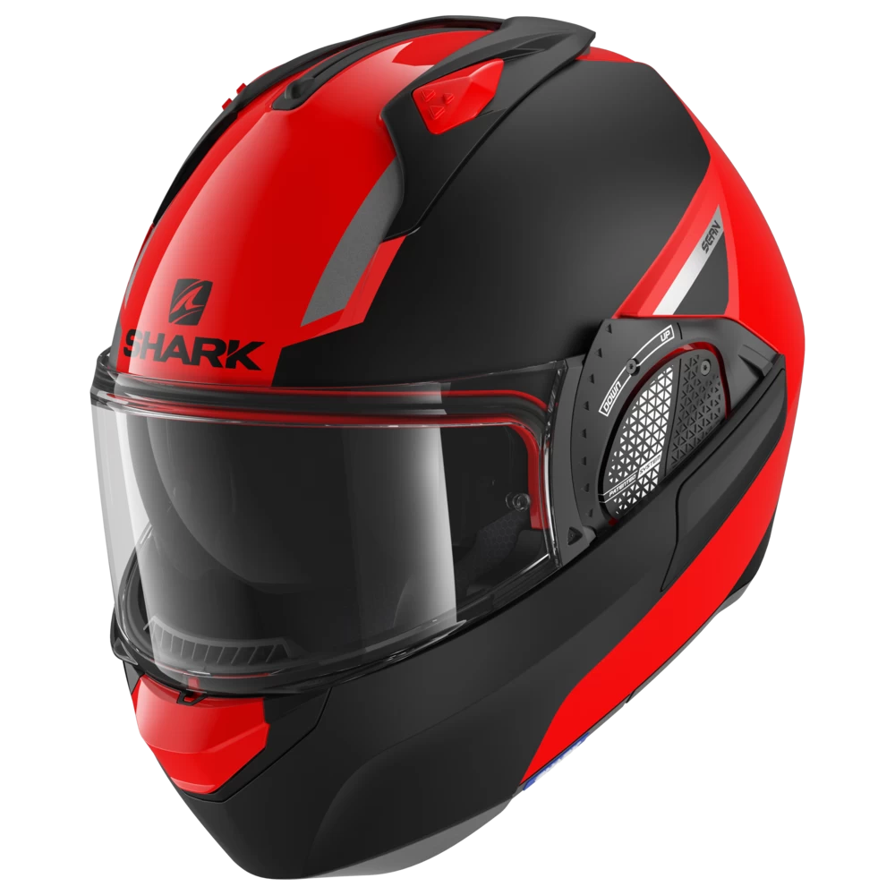 Shark Evo GT Sean Oranje Zwart Zilver OKS Systeemhelm