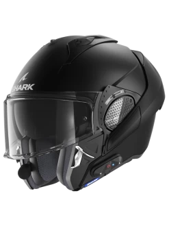 Shark Pack Evo GT N-Com B802 Blank Mat Zwart Mat KMA Systeemhelm 8 Shark Pack Evo GT N-Com B802 Blank Mat Zwart Mat KMA Systeemhelm -Shark-Motorfietsonderdelen shark pack evo gt n com b802 blank mat black mat kma 4