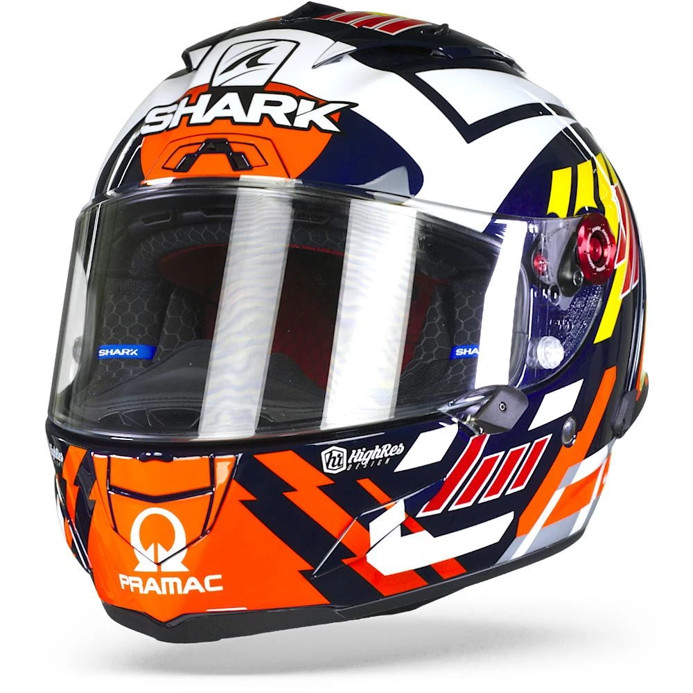 Shark Race-R Pro GP Zarco Signature Blauw Wit Rood BWR Integraalhelm 1 Shark Race-R Pro GP Zarco Signature Blauw Wit Rood BWR Integraalhelm