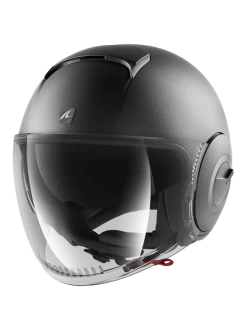 Shark Shark Nano Blank Mat Gun Metaal A06 Jethelm