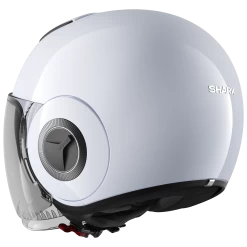 Shark Nano Blank Wit Zilver Glanzend W01 Jethelm -Shark-Motorfietsonderdelen shark shark nano blank white silver glossy w01 2