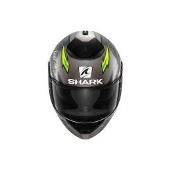 Shark Spartan 1.2 Adrian Parassol Mat Antraciet Zwart Geel AKY Integraalhelm -Shark-Motorfietsonderdelen shark spartan 1.2 adrian parassol mat anthracite black yellow 3