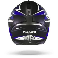Shark Spartan 1.2 Adrian Parassol Mat Zwart Blauw Zilver KBS Integraalhelm