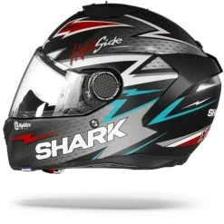 Shark Spartan 1.2 Adrian Parassol Mat Zwart Zilver Rood Integraalhelm -Shark-Motorfietsonderdelen shark spartan 1.2 adrian parassol mat black silver red.11