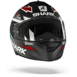 Shark Spartan 1.2 Adrian Parassol Mat Zwart Zilver Rood Integraalhelm -Shark-Motorfietsonderdelen shark spartan 1.2 adrian parassol mat black silver red.35
