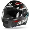 Shark Spartan 1.2 Adrian Parassol Mat Zwart Zilver Rood Integraalhelm