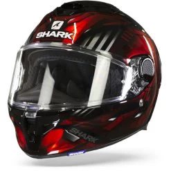 Shark Spartan GT Bcl. Micr. Replikan Zwart Chrom Rood KUR Integraalhelm