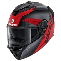 Shark Spartan GT Elgen Mat Bcl. Micr. Zwart Antraciet Rood KAR Integraalhelm
