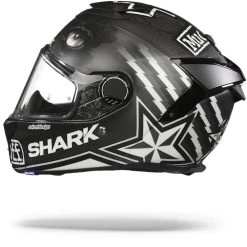 Shark Spartan GT Carbon Roodding Mat Carbon Wit Antraciet DWA Integraalhelm 11 Shark Spartan GT Carbon Roodding Mat Carbon Wit Antraciet DWA Integraalhelm -Shark-Motorfietsonderdelen shark spartan gt carbon redding mat carbon white anthracite dwa.11