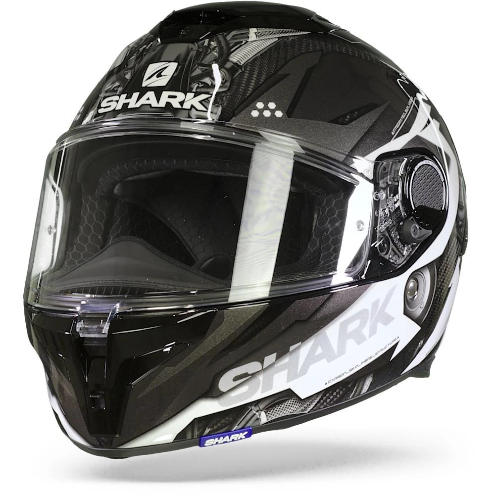 Shark Spartan GT Carbon Urikan Carbon Antraciet Wit DAW Integraalhelm