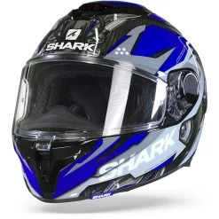 Shark Spartan GT Carbon Urikan Carbon Blauw Wit DBW Integraalhelm
